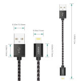 Cáp sạc điện thoại Aukey CB-D16 Lightning USB dài 1m (chuẩn MFI)