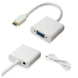 Cáp chuyển đổi mini hdmi sang vga có âm thanh hdmi to vga adapter