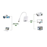Cáp chuyển Micro HDMI sang VGA có âm thanh