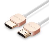 Cáp HDMI 2.0 (19+1 lõi đồng) 10475 1.5M UGREEN HD117 (Vàng hồng)