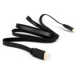 Cáp HDMI Mềm mỏng dẹp 1.4v Dài 3M (Đen)