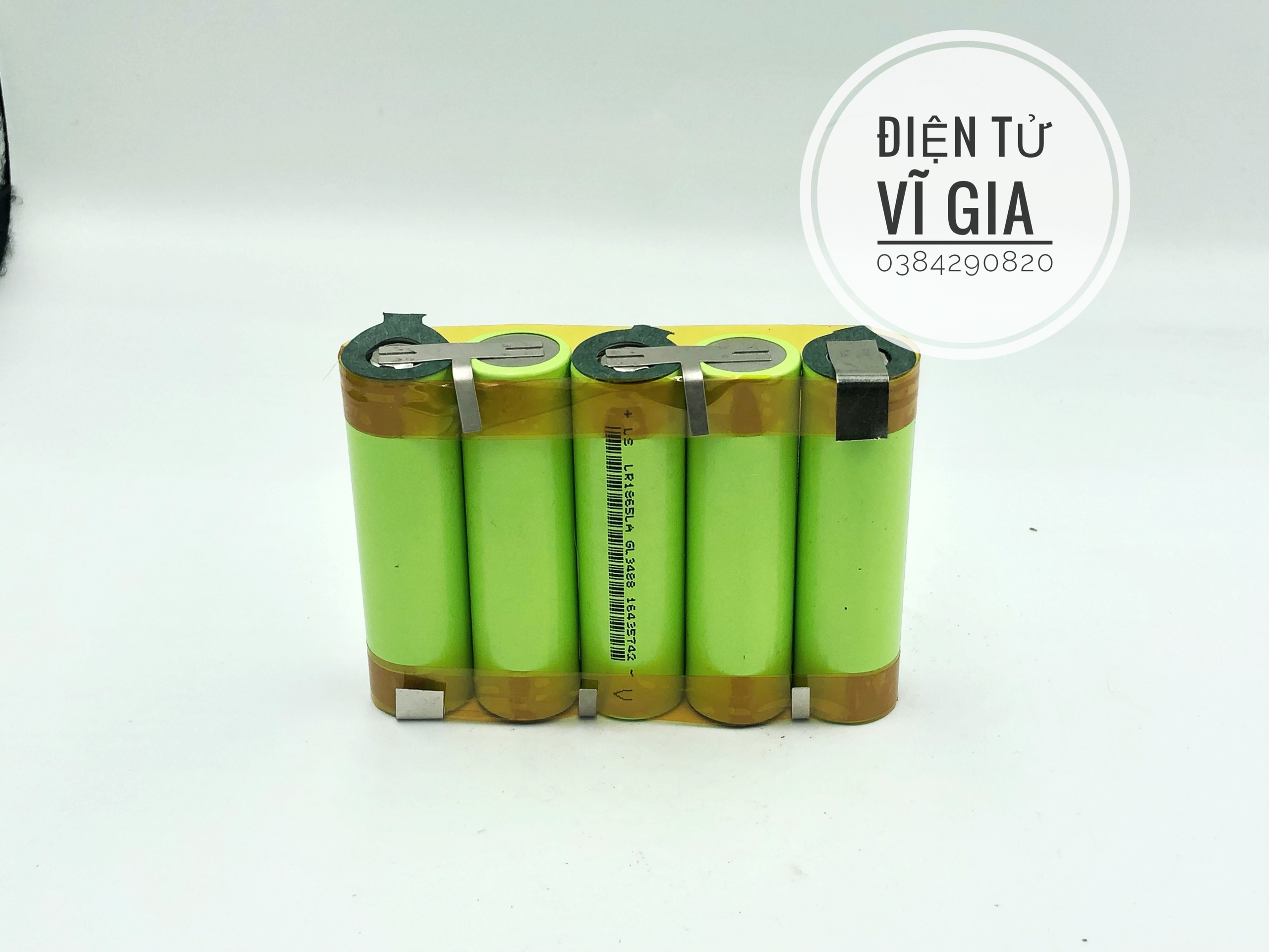 Khối pin 5S 1P không khung Pin 18650 điện áp 18V - 21V