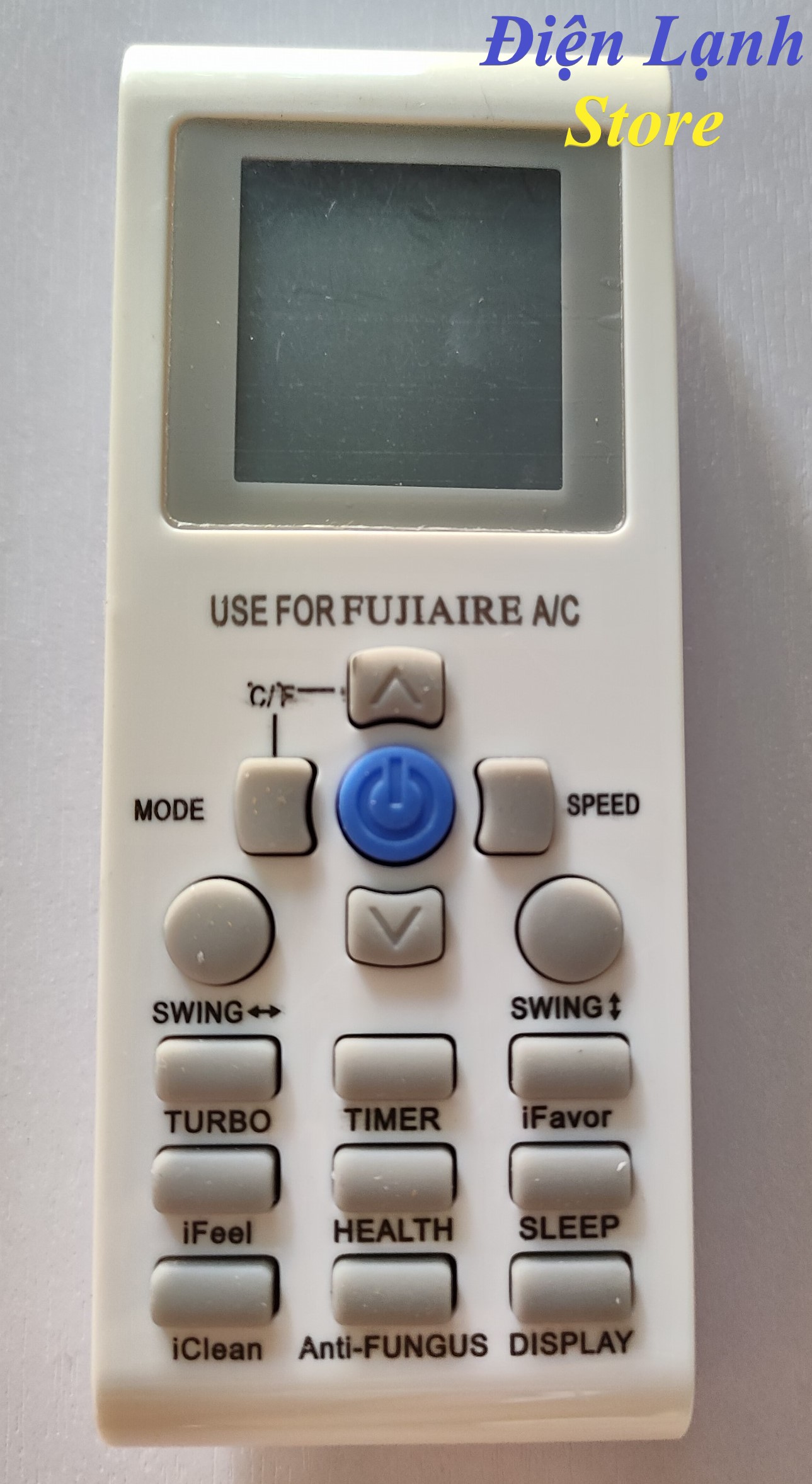 Remote máy lạnh fujiaire 2 chiều. (Tặng kèm cặp pin).