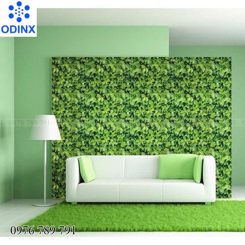 CUỘN 10M GIẤY DÁN TƯỜNG (decal cuộn) MÃ THẢM LÁ 3D