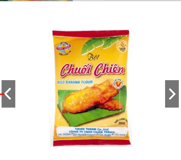Bột chiên chuối 250gr Thiên Thành