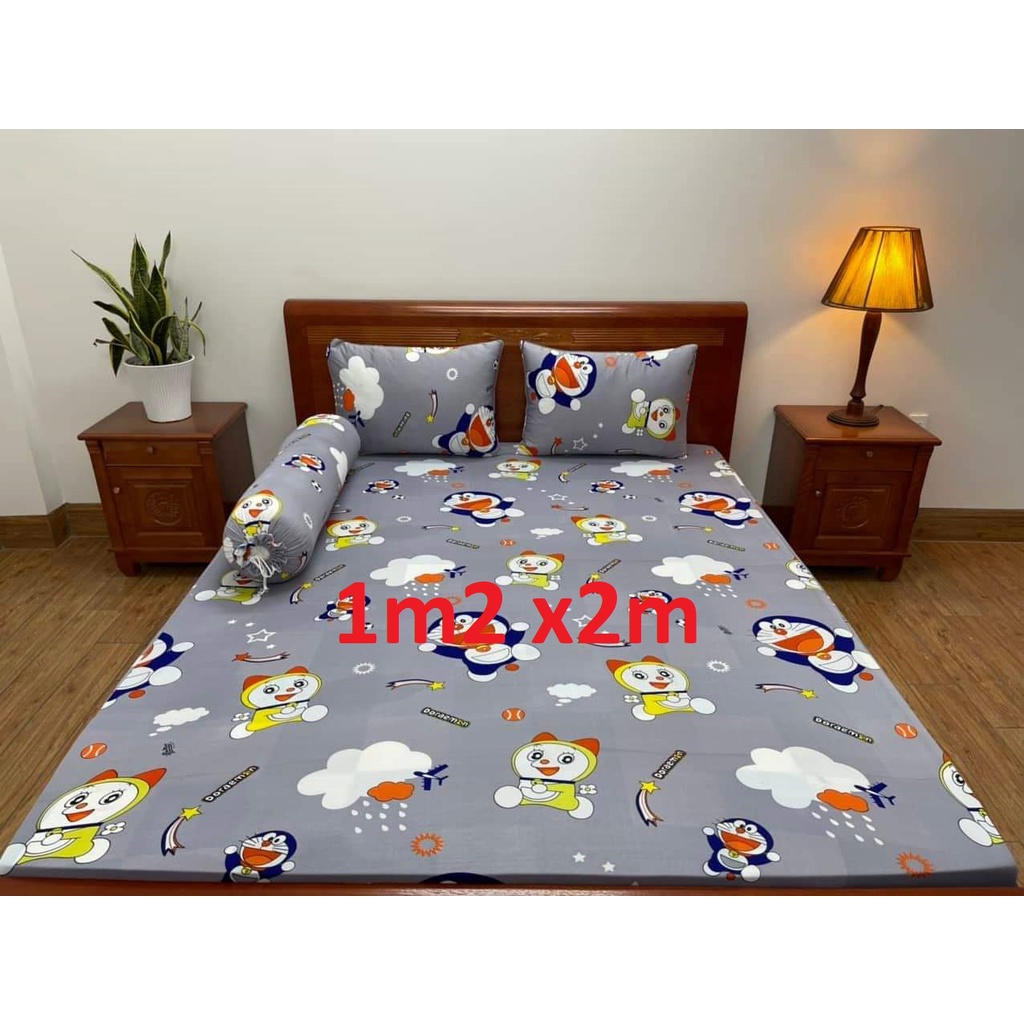 Drap thun Hàn Quốc  [1m2x2m] nệm 5 -20cm [GIÁ XƯỞNG] KHÔNG ÁO GỐI