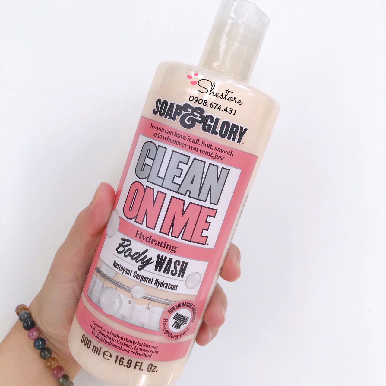 💦💦💦Sữa tắm Soap & Glory Clean On Me Shower Gel 500ml💦💦💦