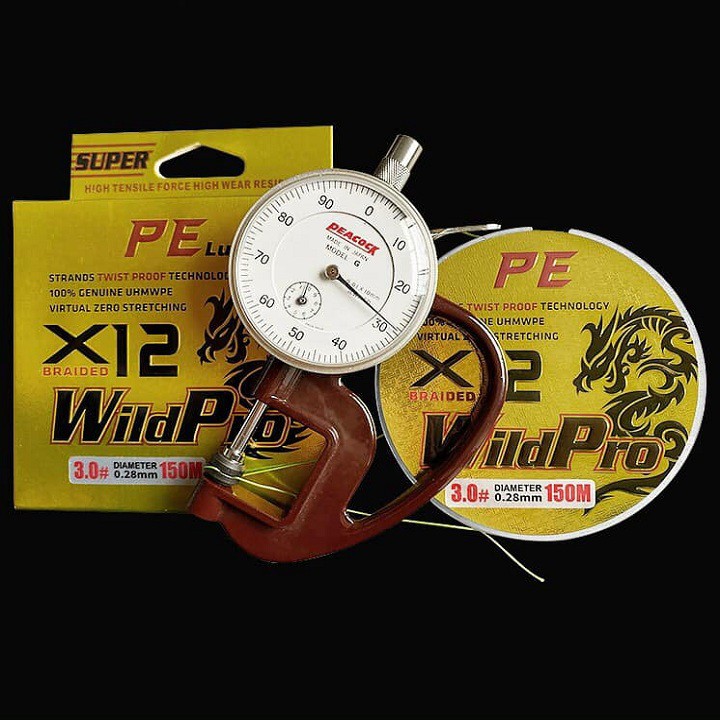 Dù câu cá PE lure X12 Wild Pro dài 150m