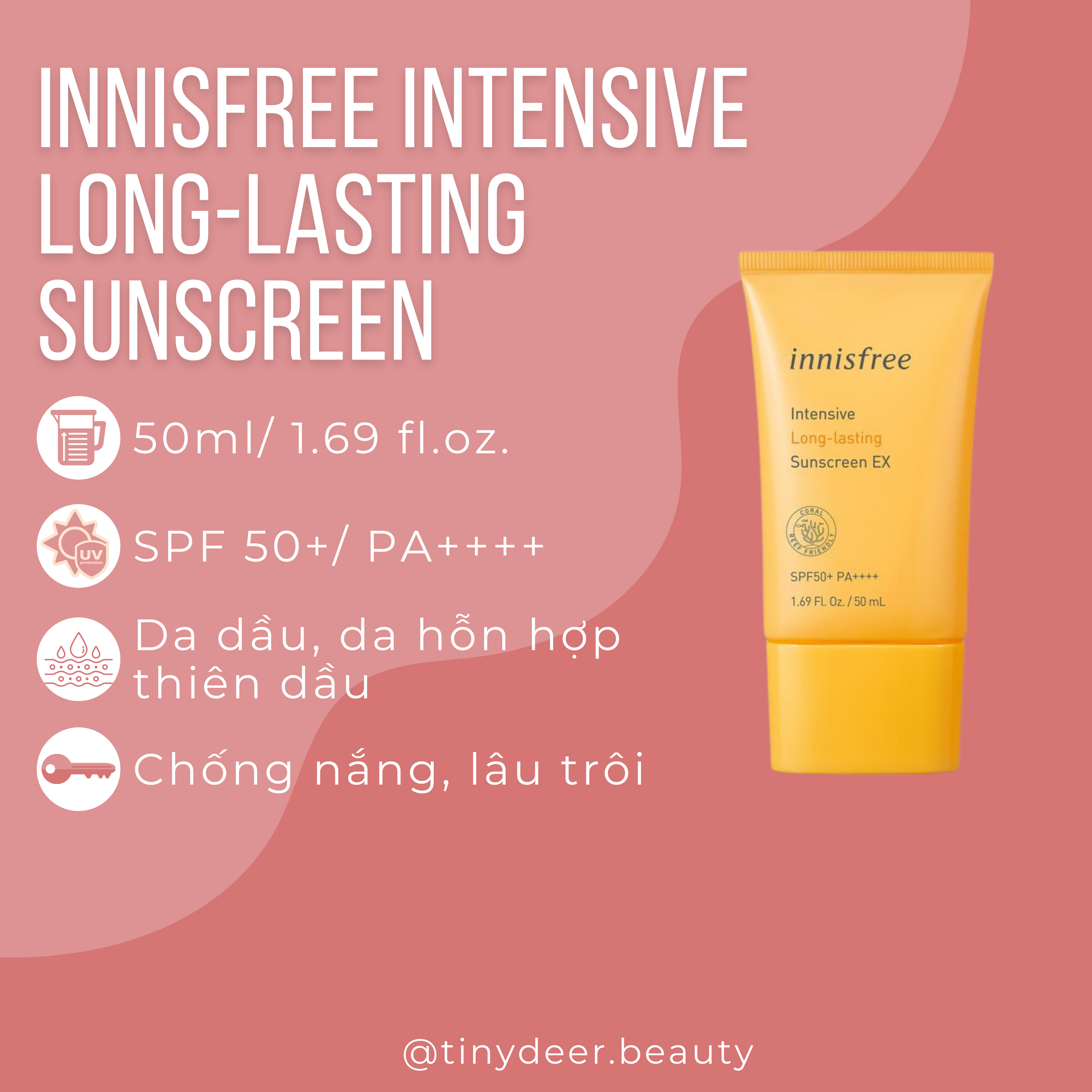 Hộp Kem Chống Nắng Innisfree 50+ 50ml