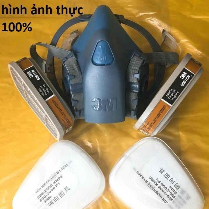 Trọn bộ mặt nạ phòng độc 3M7502
