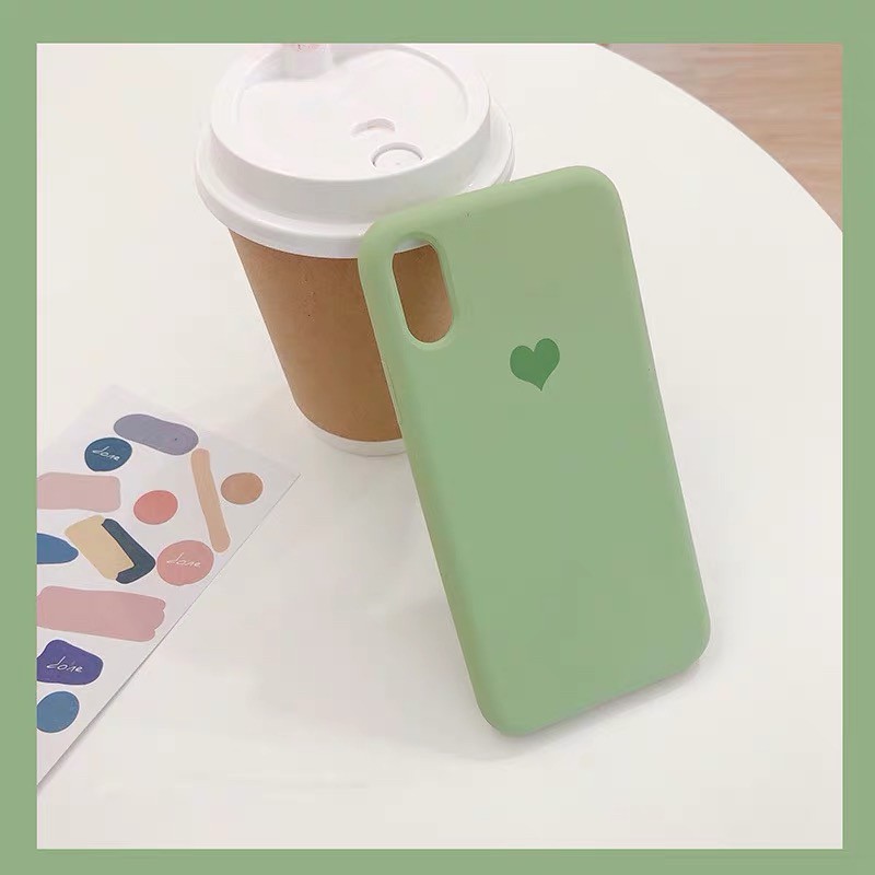 Ốp Lưng Chống Bám Bẩn Tim dành cho iP6/6s/6Plus/6sPlus/7Plus/8Plus/iPX/IPXS