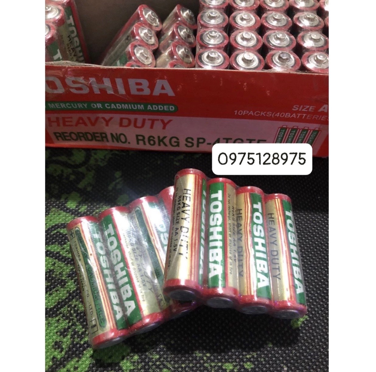 Pin Toshiba AA Đồng Hồ (Hộp 40 Viên)
