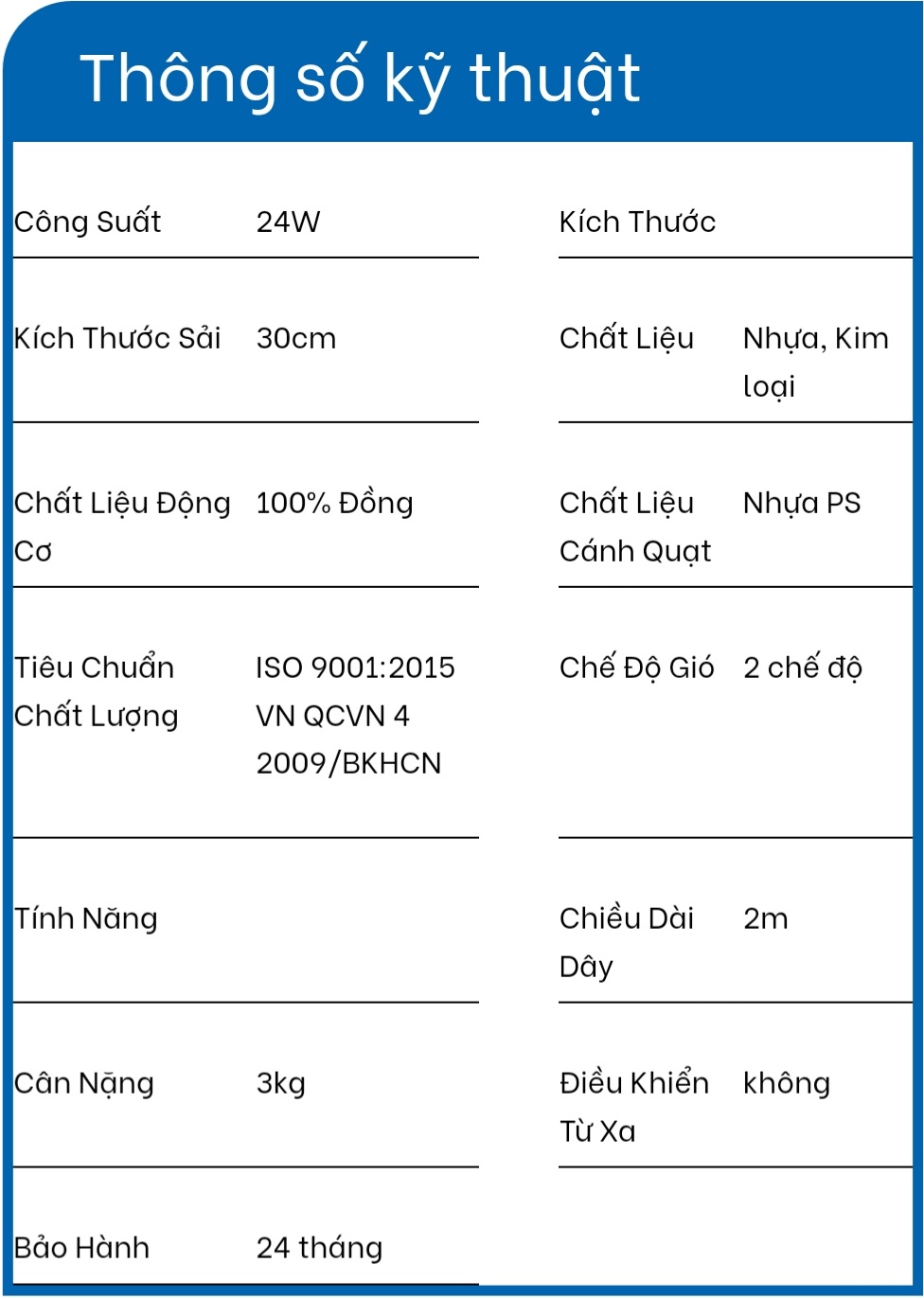 Quạt để bàn B200 Sankyo