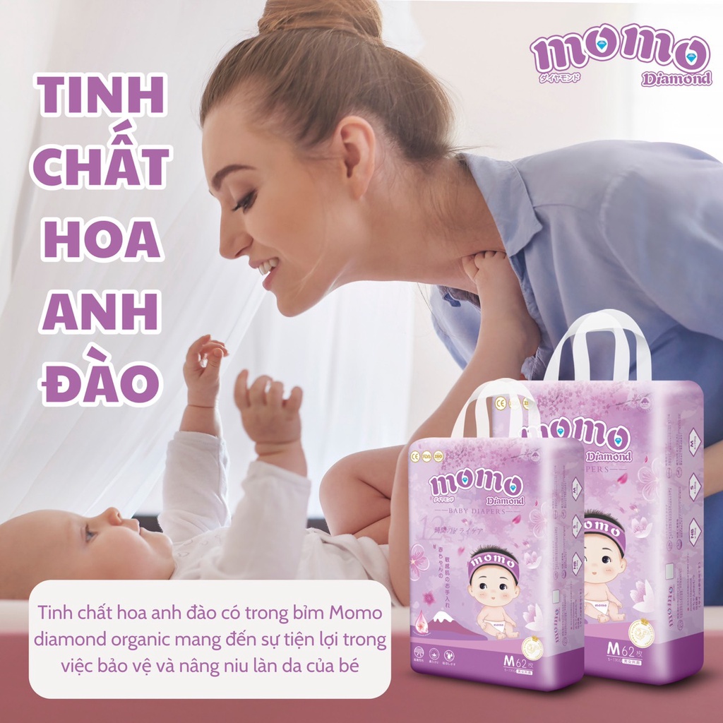 ComBo 2 bịch MOMO DIAMOND tặng khăn tắm lông cừu
