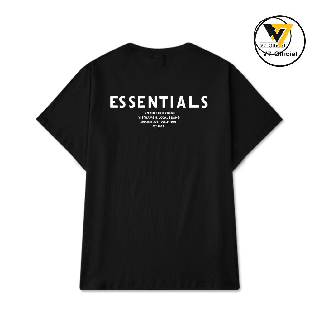 Áo thun UNDER Essentials Tee(V6) - áo unisex dáng rộng-VENDER STORE