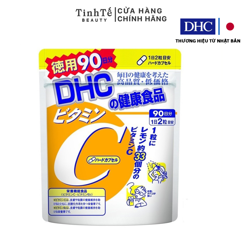 Viên uống DHC Bổ sung Vitamin C Nhật Bản 90 ngày (180viên/gói) nhập khẩu