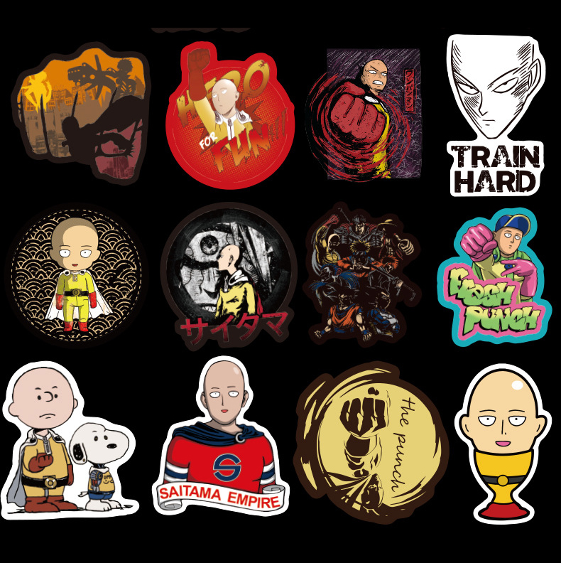 Sticker PVC Chống nước Hình dán One Punch Man ST-016