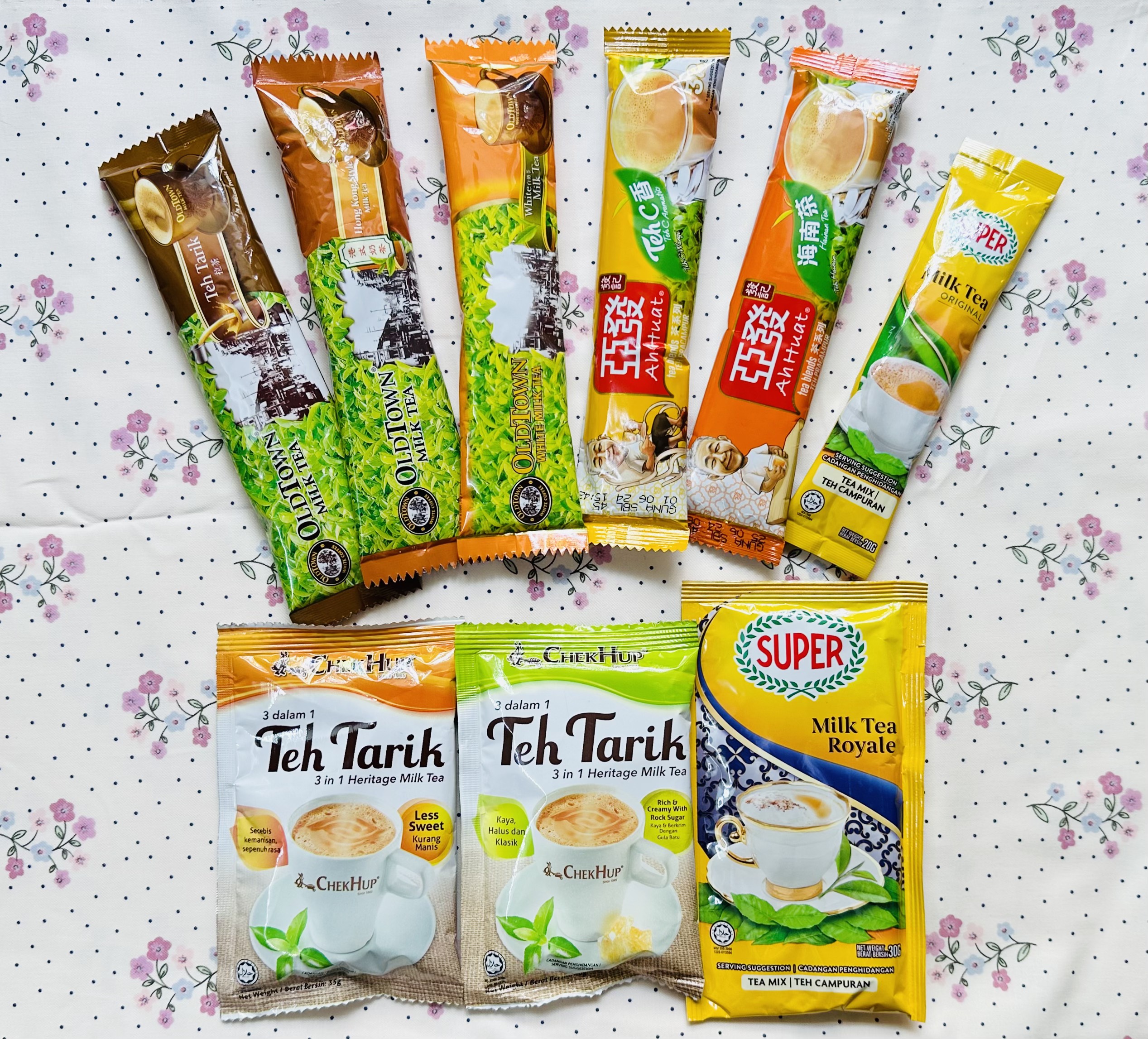 [Combo 9 loại trà sữa Malaysia] Trà sữa Malaysia hoà tan 3in1, nhập khẩu Malaysia