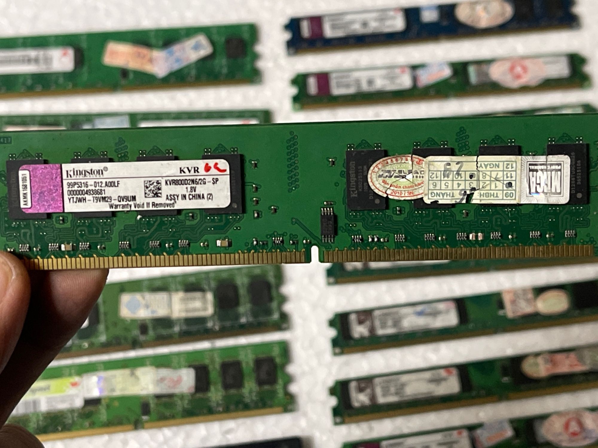 RAM máy tính bàn 2GB DDR2 bus 800 | 667 lắp main G31 945