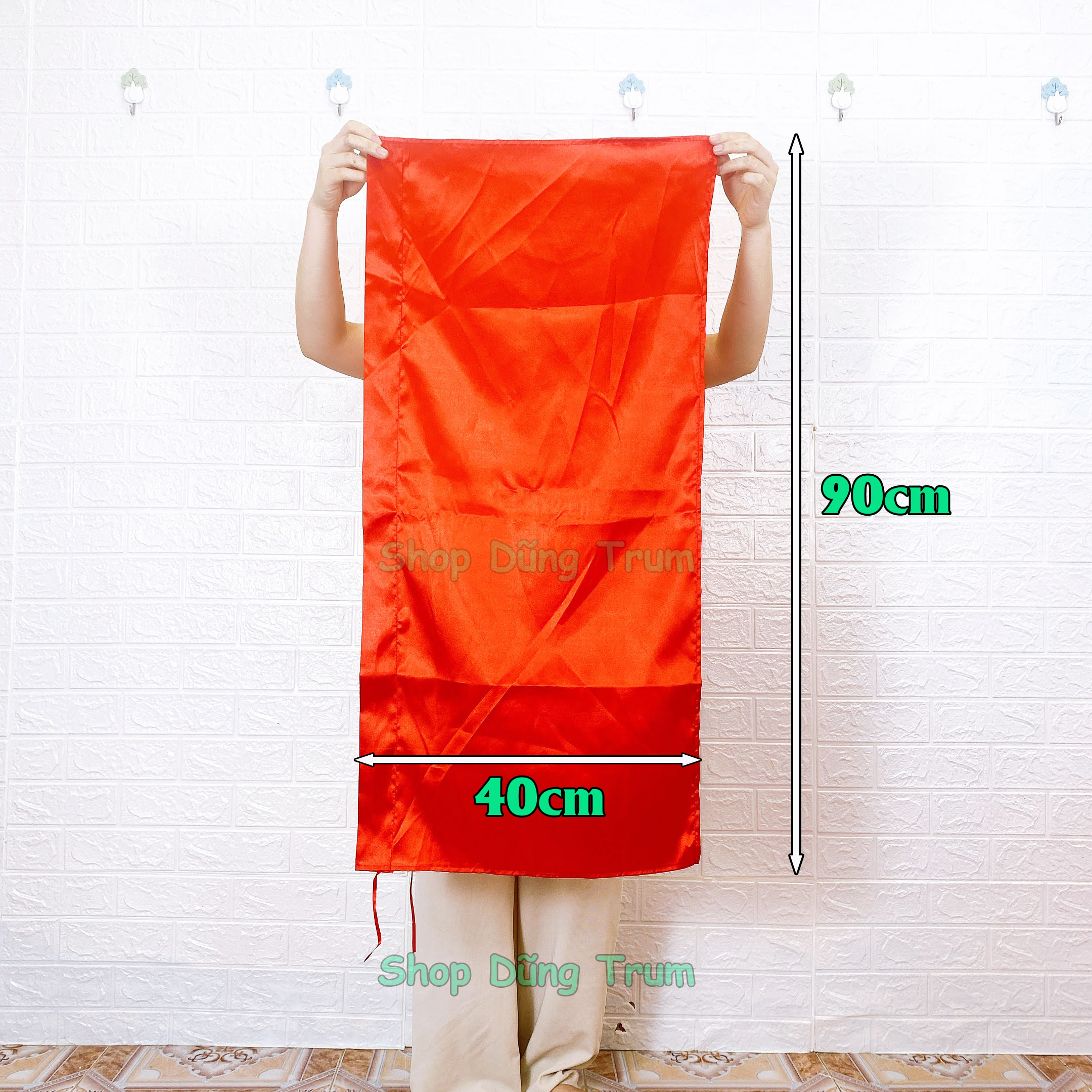 Cờ Hồng Kỳ vải Satanh chịu mưa nắng tốt kích thước chuẩn