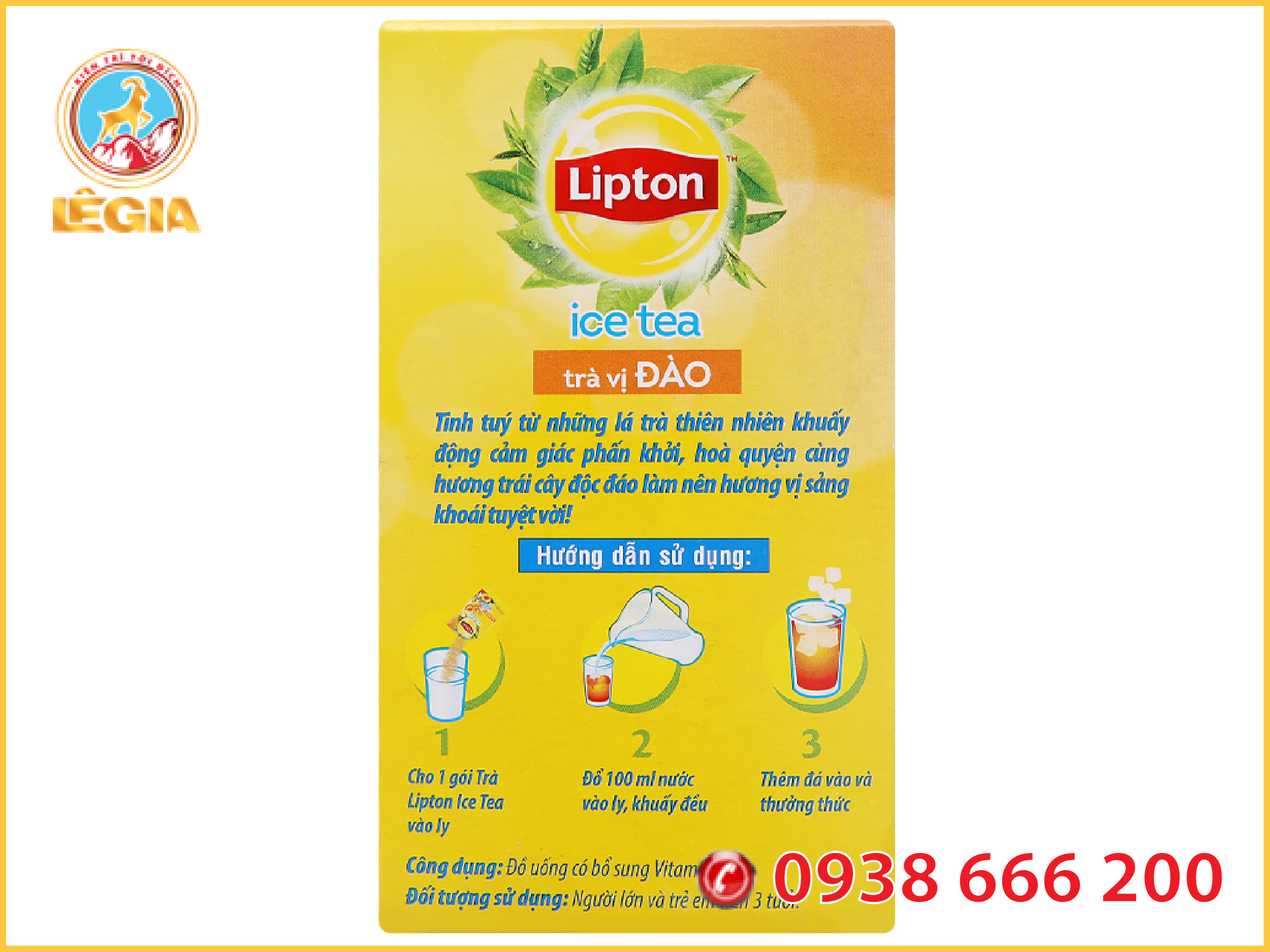 TRÀ LIPTON ICE TEA VỊ ĐÀO HỘP 224G