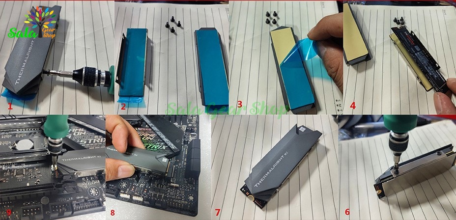 Tản Nhiệt Ổ Cứng SSD M2 2280 Thermalright