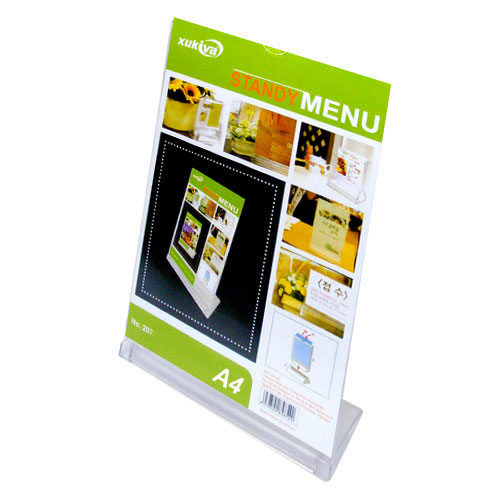 Khung thực đơn / Menu A4 A5 A6 A7 Mica Xukiva khổ nghiêng 207