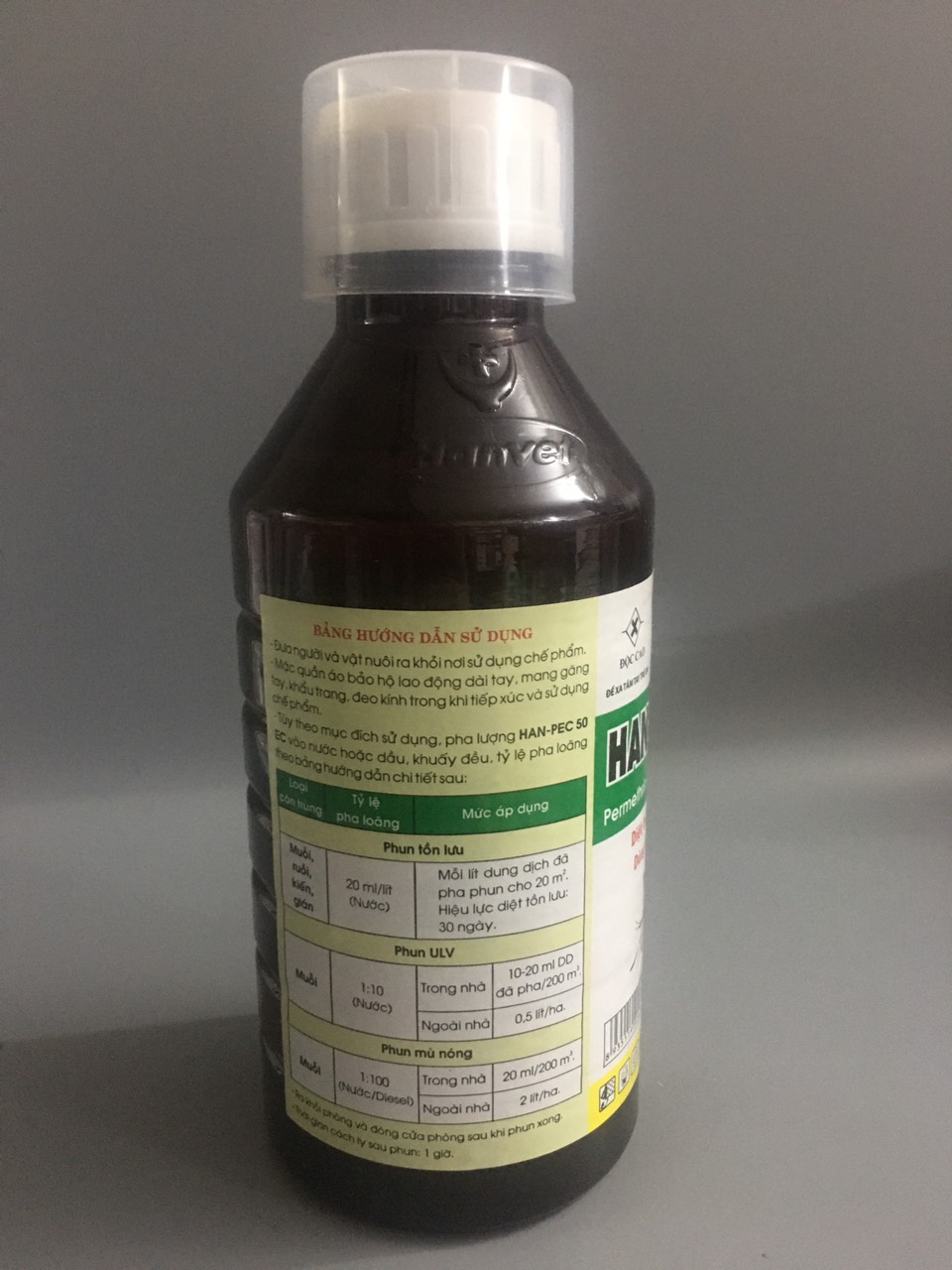Han-pec 50EC (hanpec 50EC) thuốc diệt muỗi, ruồi, kiến, gián (1lít/chai)