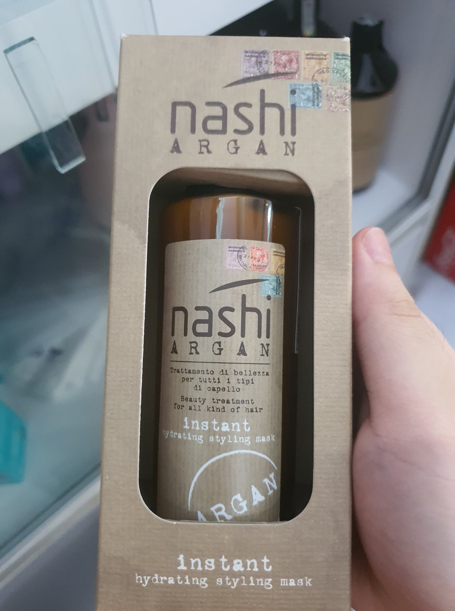 Xả Khô Dưỡng Mềm, Bóng Phục Hồi, Dưỡng Ẩm Nashi Argan Instant Mask Styling 150ml - Ý