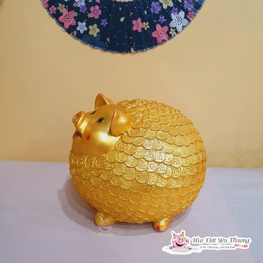 Lợn đồng xu phong thủy phiên bản mới