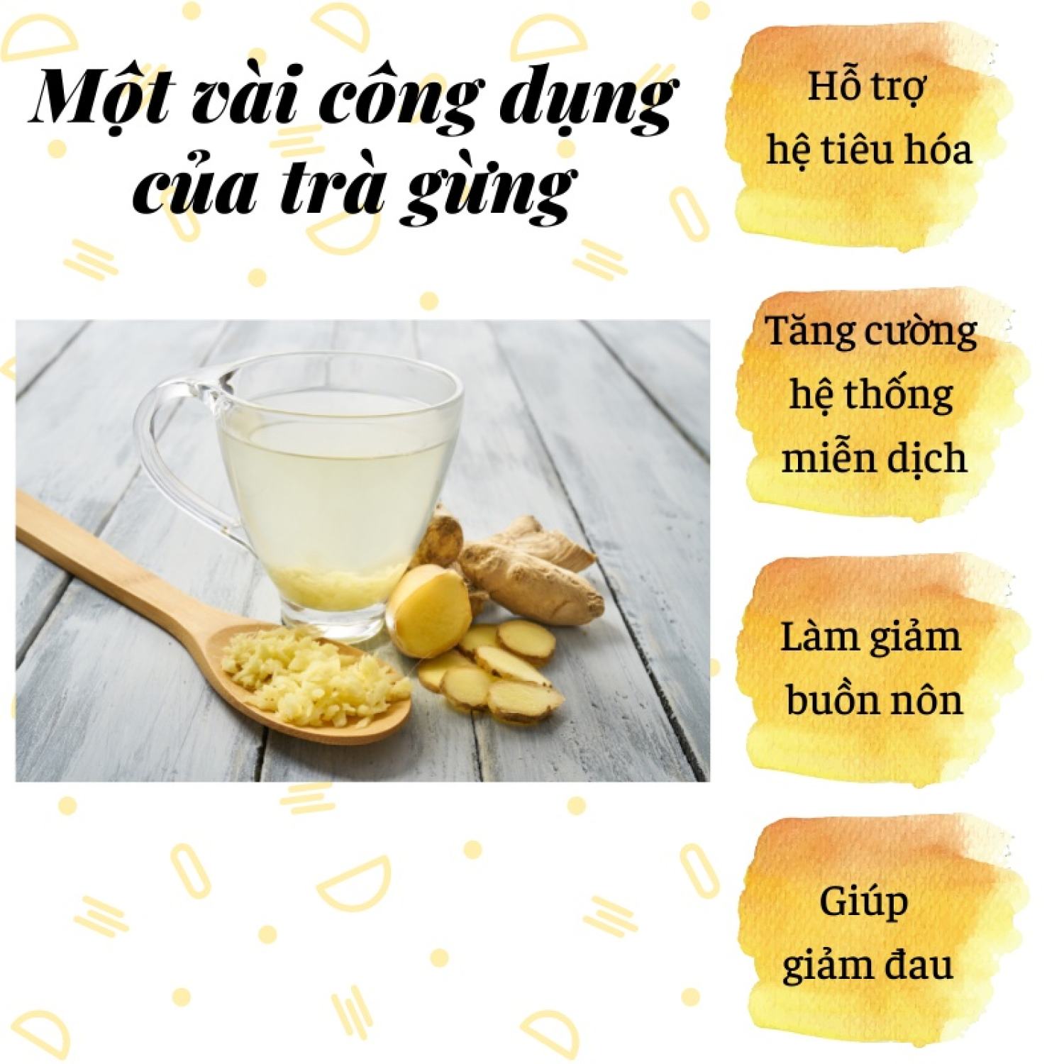 Trà gừng SAVO - trà gừng túi lọc (20 gói x 2g)