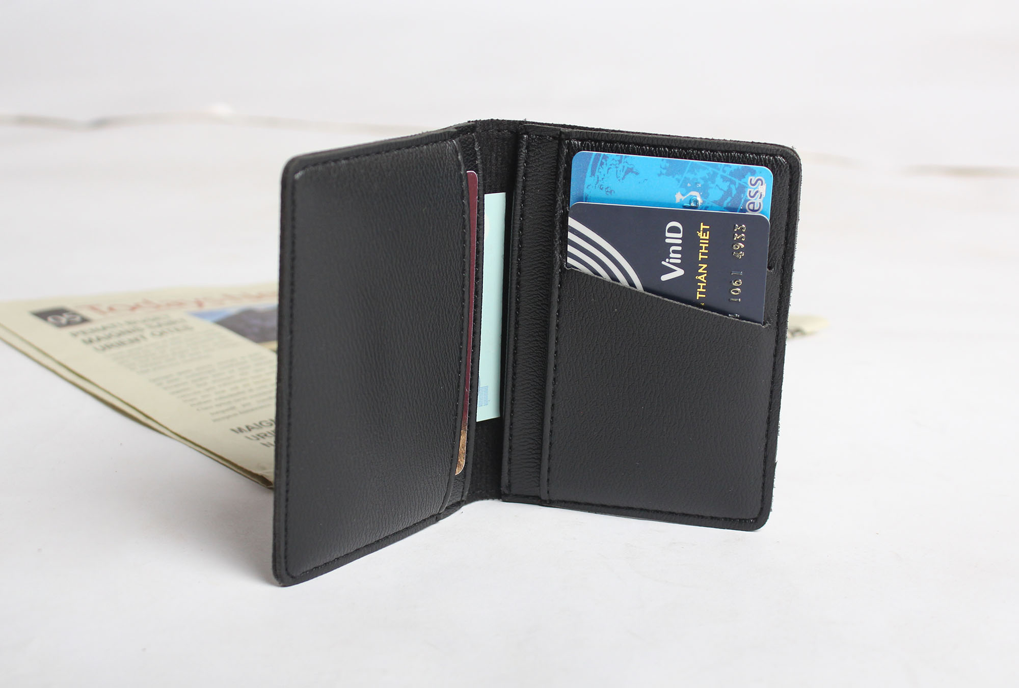 Ví Sen Nam để thẻ Da Pu cao cấp