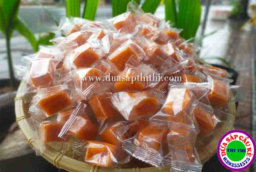 150gr Kẹo Dừa Sáp Vị Gấc