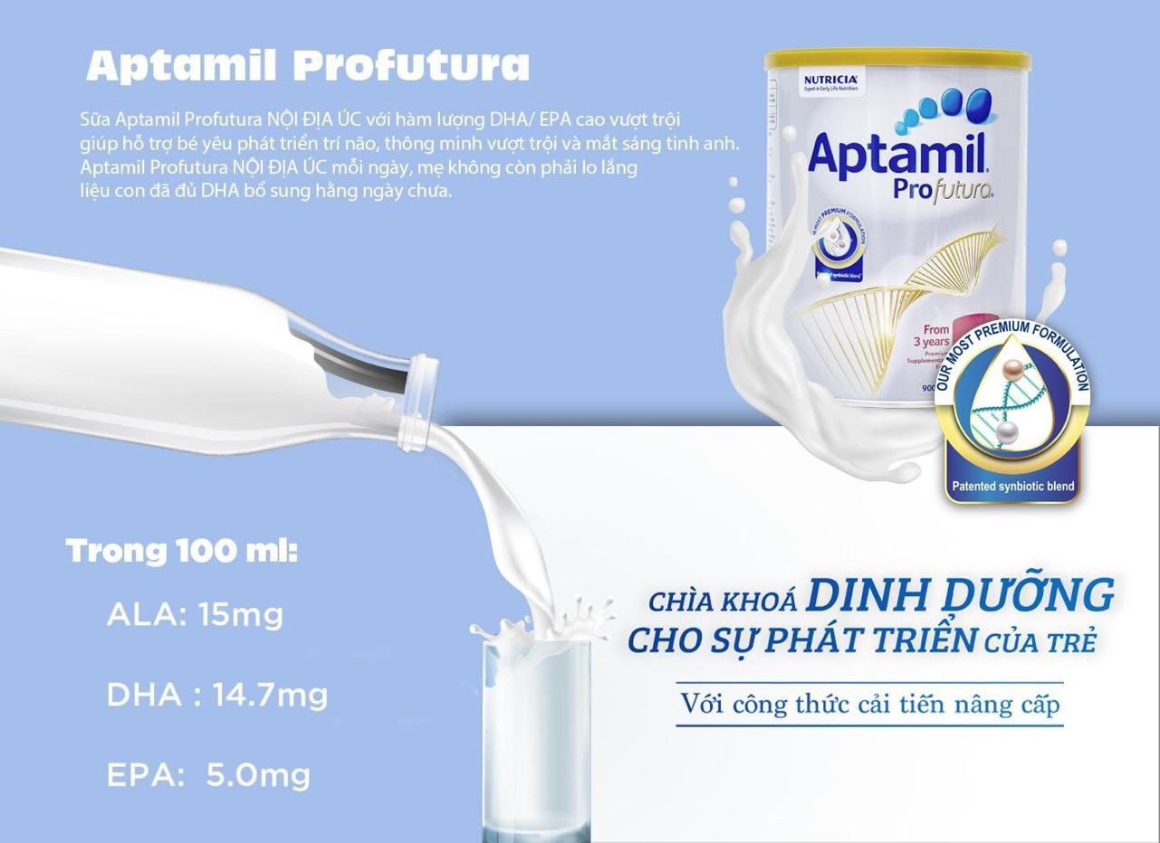 Sữa Aptamil Profutura Úc số 3 (1-3 tuổi)