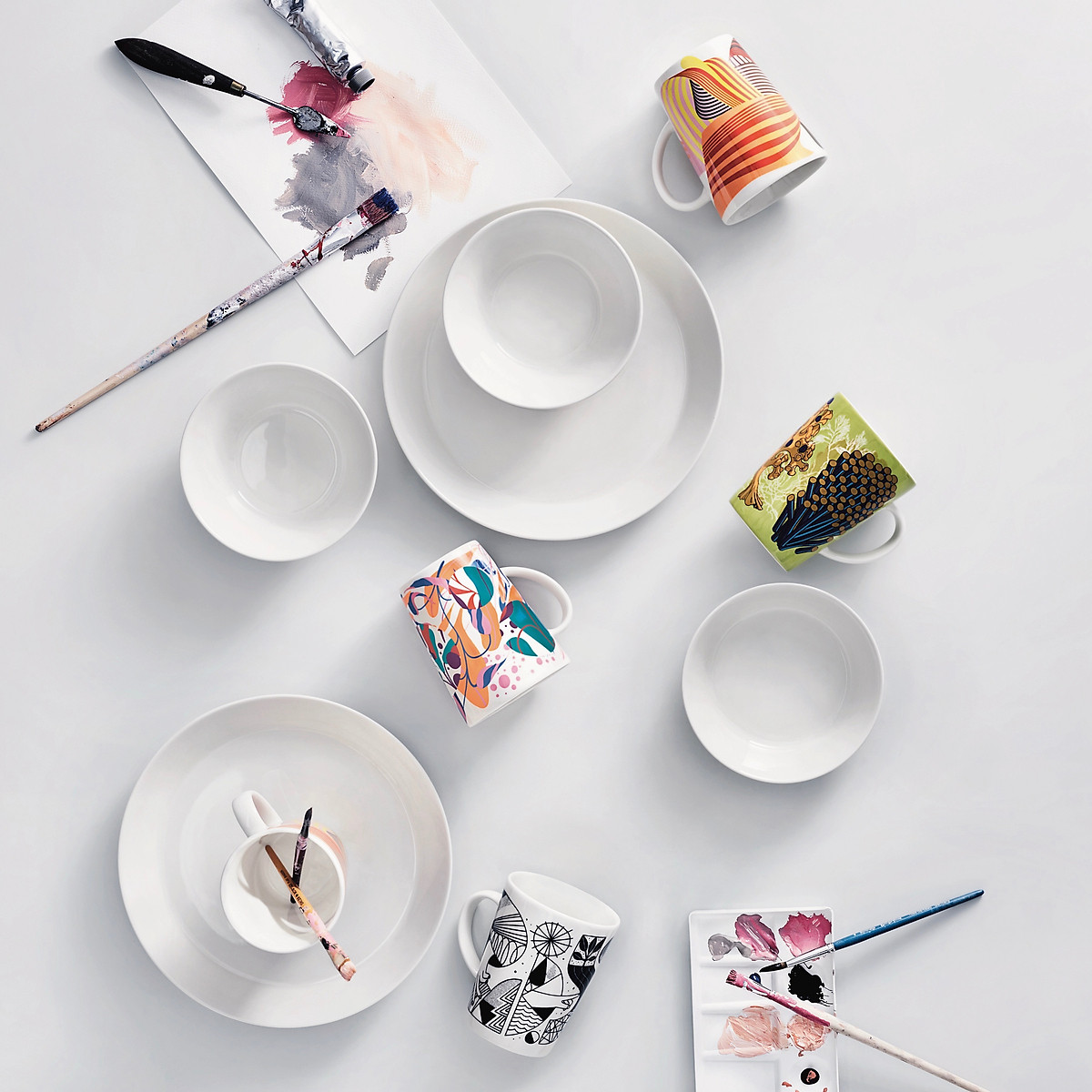 Đĩa sứ Teema Iittala 26cm, màu trắng