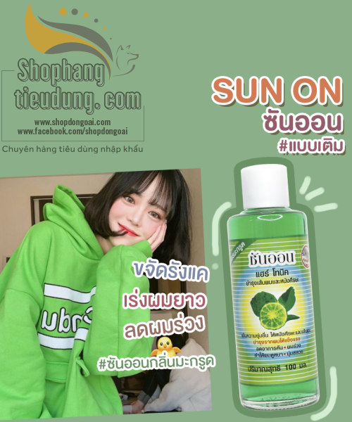 Tinh Dầu Bưởi Kích Thích Mọc Tóc Sun On Thái Lan 100ml