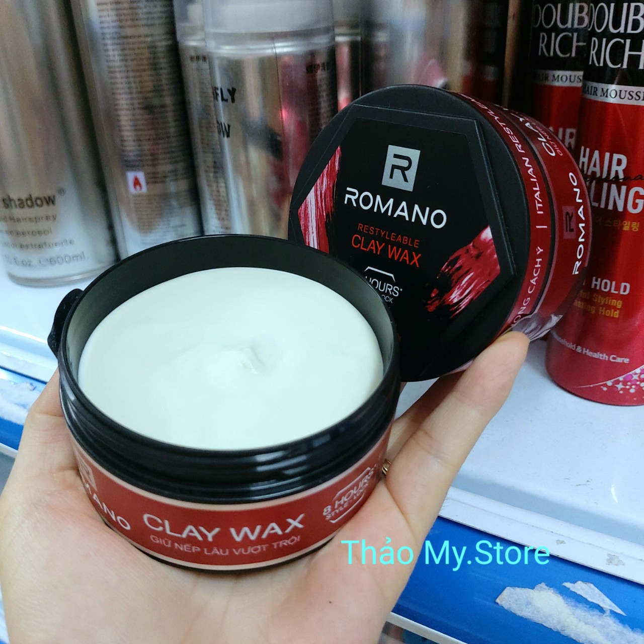 Wax vuốt tóc - Sáp tạo kiểu Romano 68g