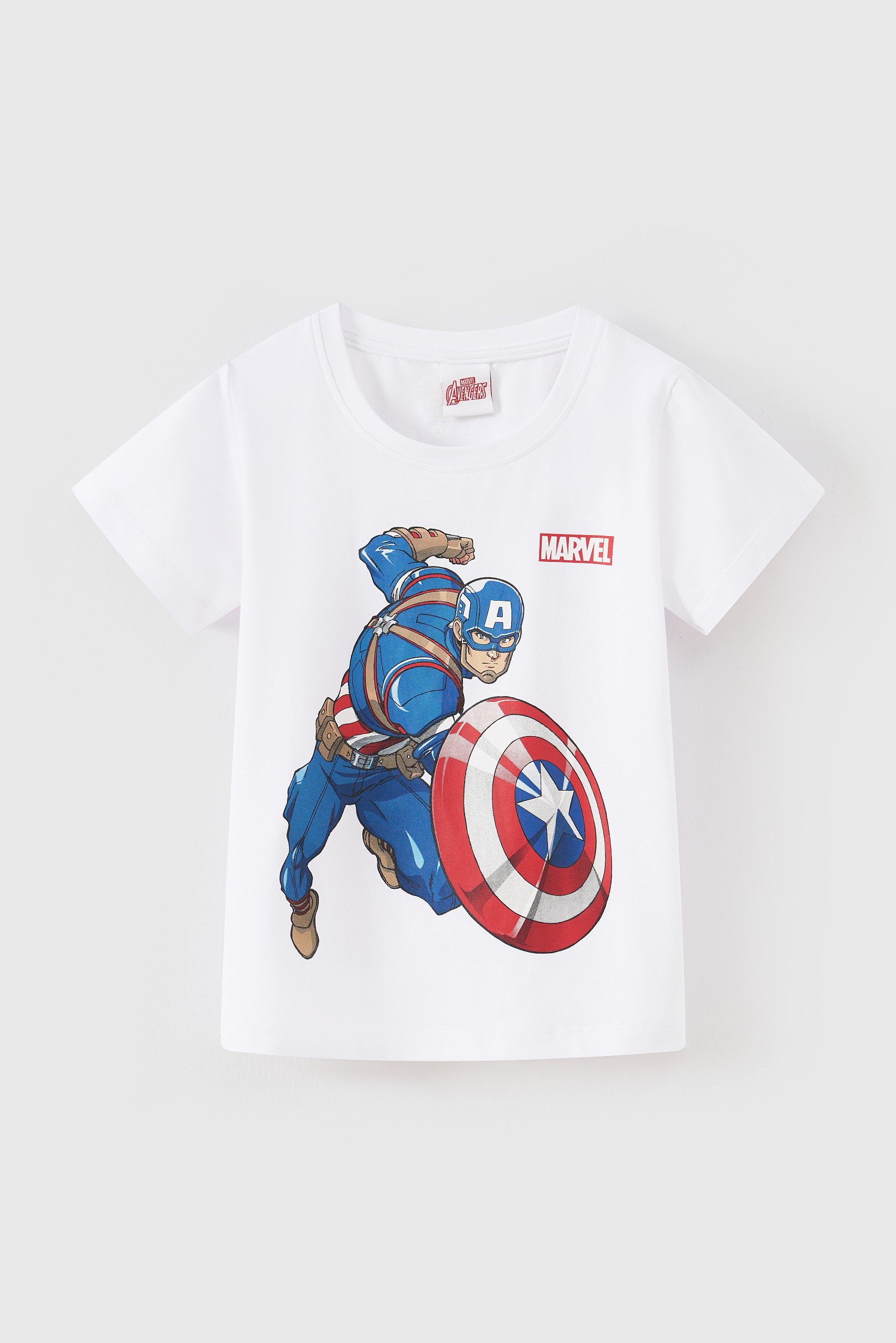 (14-40kg) Áo thun ngắn tay Spiderman và Caption American bé trai Rabity áo phông siêu nhân cotton siêu mềm mát cho trẻ em 5593