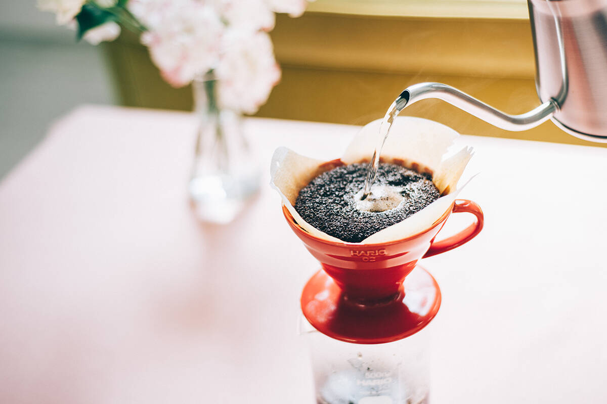 Phễu V60 sứ pha cà phê Hario V60 Coffee Dripper Ceramic size 02 VDCR-02-R (sứ Đỏ)