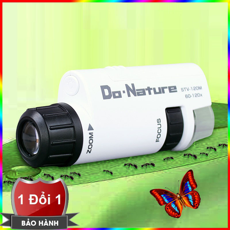 Kính hiển vi Mini 60-120x Kenko Do Nature STV-120M công nghệ Nhật Bản - Ống kính hiển vi quan sát đặc điểm sinh vật STV 120M