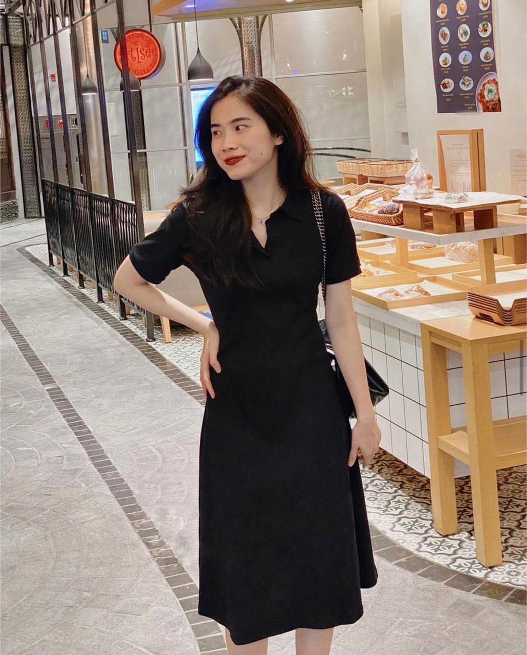 Đầm Body Cổ Trụ Phom Dài Dáng Xòe Thun Borip Thích Hợp Mặc Đi Tiệc Đi Làm Đi Chơi Phù Hợp Với Mọi Phong Cách