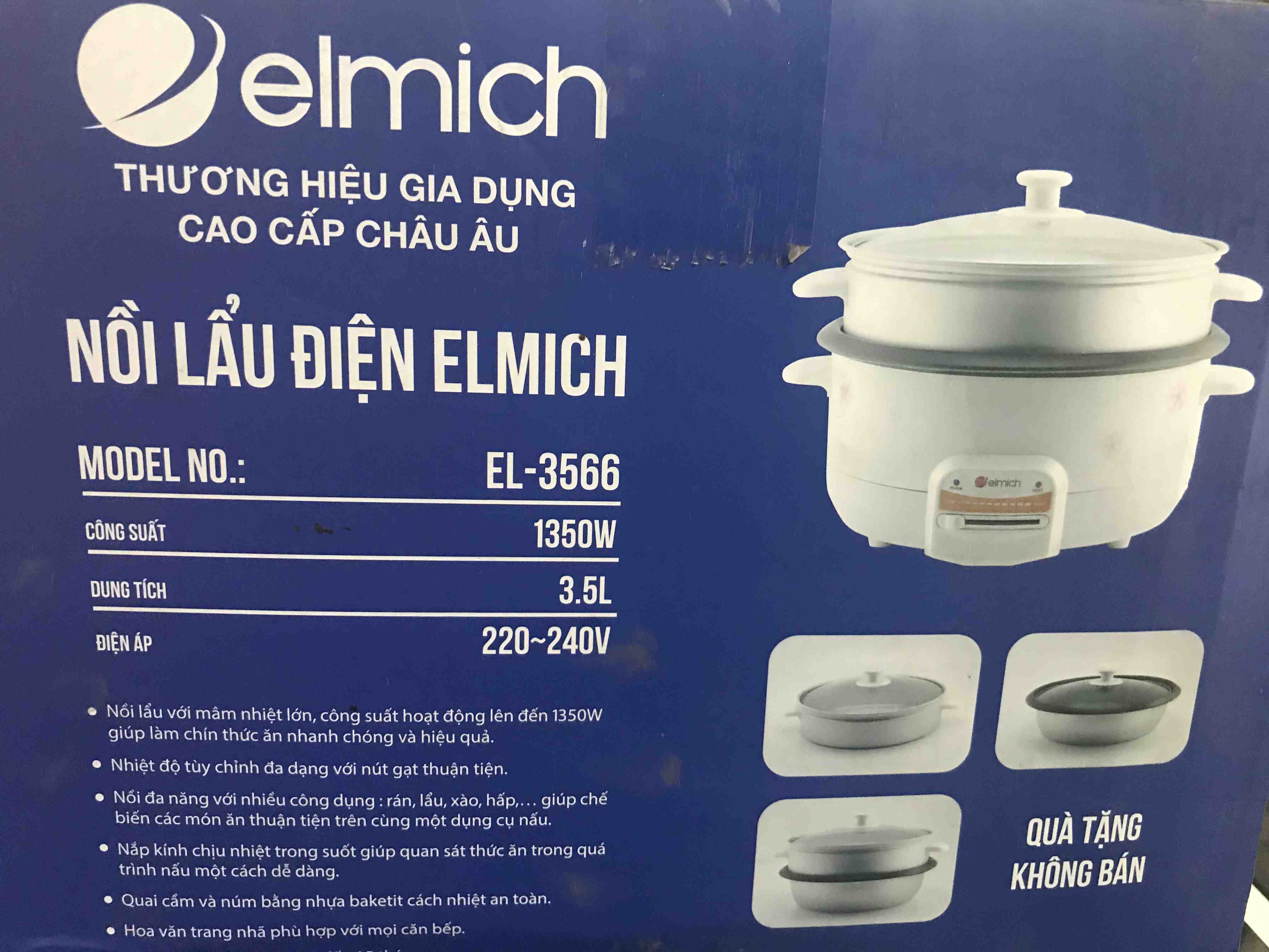 Nồi lẩu điện ELMICH EL-3566