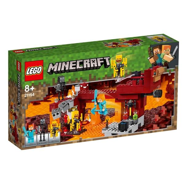 Đồ chơi xếp hình Lego Minecraft - Cầu quỷ lửa 21154