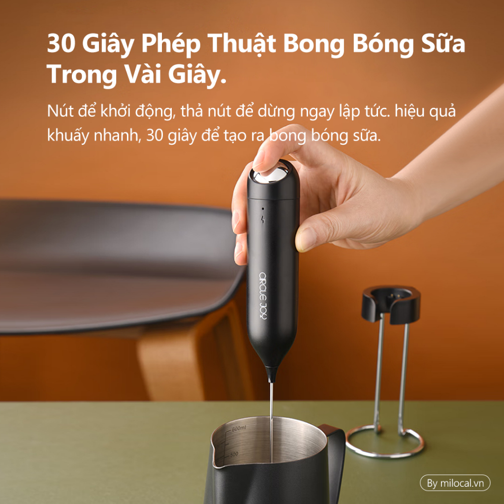 Xiaomi Youpin Máy Đánh Sữa Tạo Bọt Cà Phê Circle Joy
