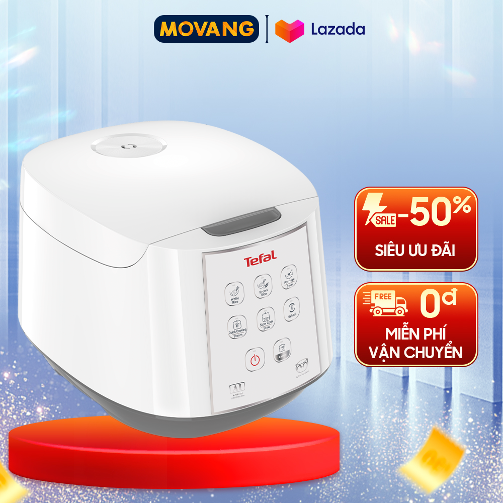 Nồi cơm điện tử tefal 1.8 lít rk733168