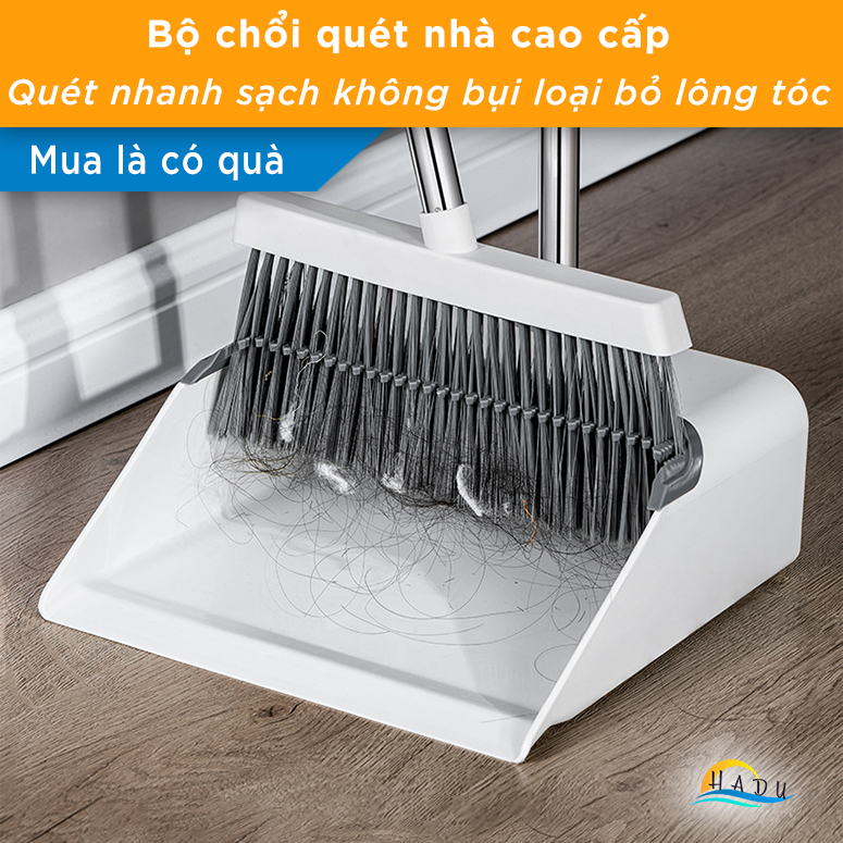 Chổi Quét Nhà Thông Minh Đa Năng Bằng Nhựa Kèm Hót Rác Cao Cấp CCKO