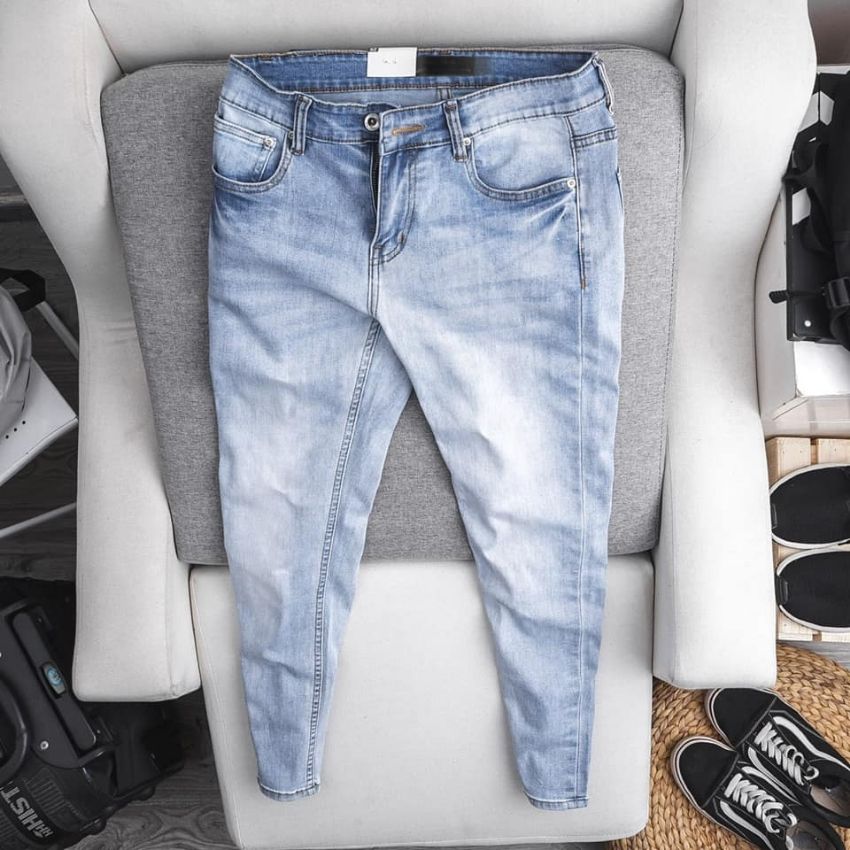 [HCM]Quần jean nam ống côn 02 màu thời trang-HAIAN JEAN