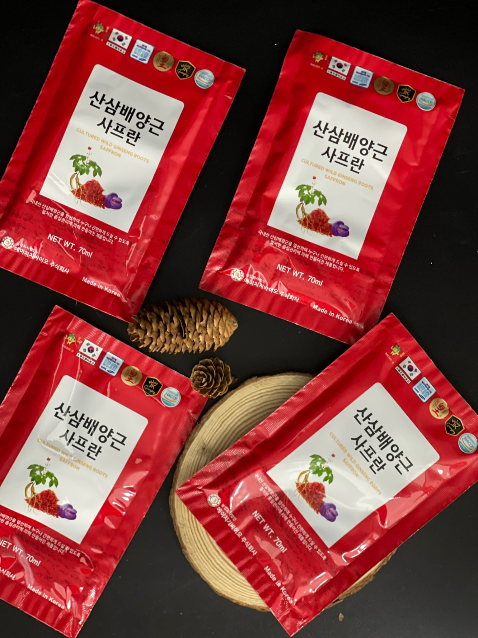 Nước hồng sâm núi Saffron Hàn Quốc 20 gói