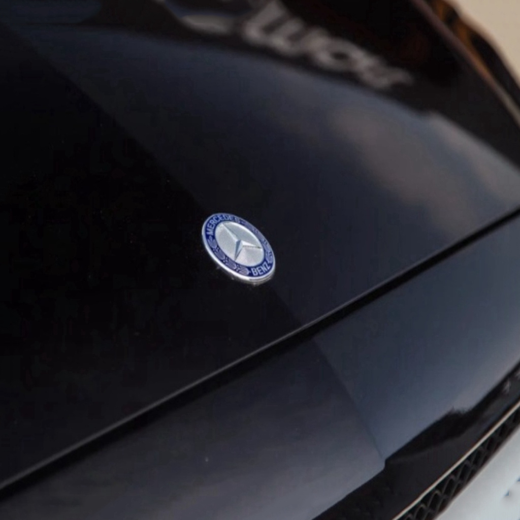 Logo Dán Trang Trí Đầu Xe Mui Xe Mercedes Benz