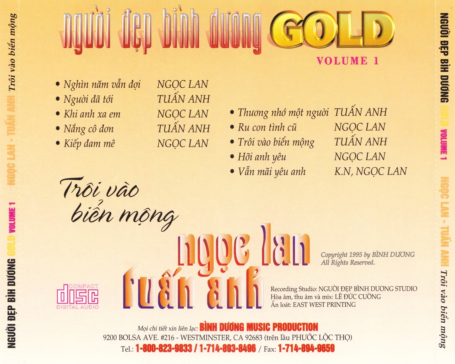 Set of 6 Cds of Ngoc Lan's Singing 4 (Japanese Disc)